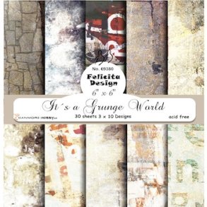 Felicita Design It`s a grunge world 3x10 design 15x15cm 200g